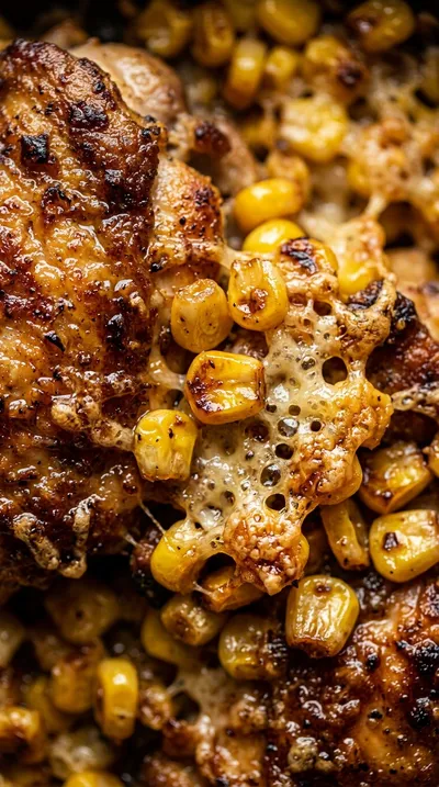 Garlic Parmesan Street Corn Chicken - ingredients preparation