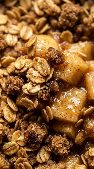 Easy Cinnamon Apple Crisp - ingredients preparation