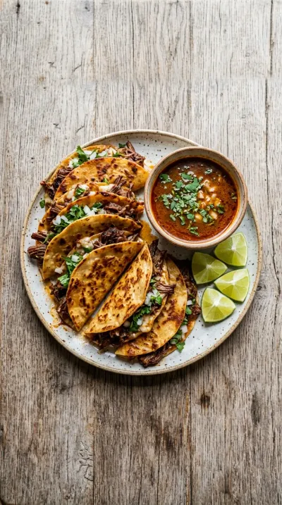 Easy Cheesy Birria Tacos at Home - cooking process