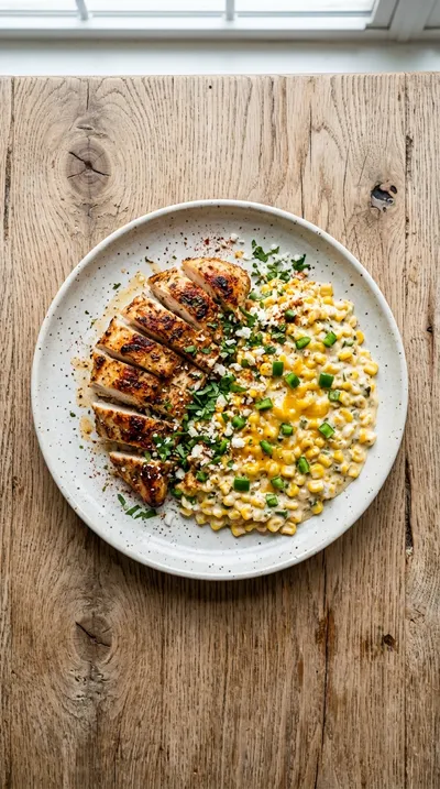 Spicy Ranch Street Corn Chicken – Easy Weeknight Recipe - cooking process