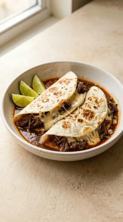 Easy Cheesy Birria Tacos at Home