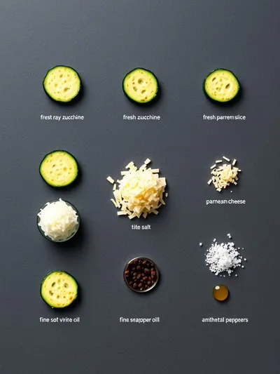 Air Fryer Zucchini Chips – Crispy Keto Snack - ingredients preparation