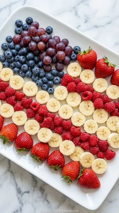 American Flag Fruit Tray – Patriotic Fruit Platter