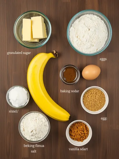 Best Banana Bread Recipe – Moist & Delicious - ingredients preparation