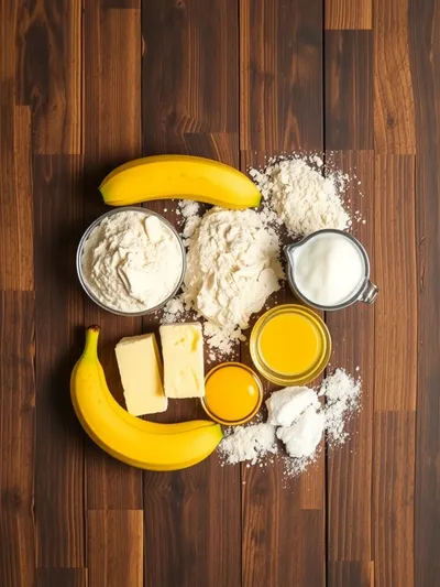 Easy Banana Bread – Perfect Breakfast Snack - ingredients preparation