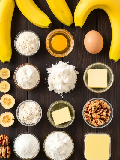 Banana Bread Recipe – Moist, Easy Homemade - ingredients preparation