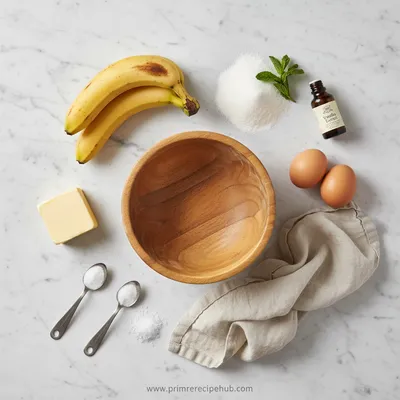 Banana Bread Recipe - cooking process