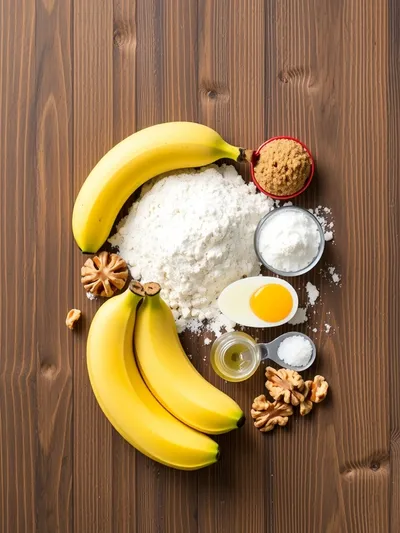 Easy Banana Bread – Classic Homemade Recipe - ingredients preparation