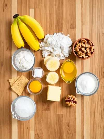 Easy One-Bowl Banana Bread - ingredients preparation