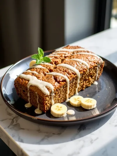 Super Easy Banana Bread - ready to serve