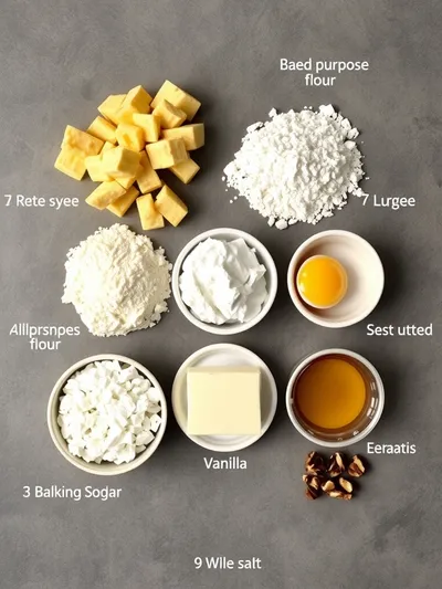 Simply Perfect Banana Bread - ingredients preparation