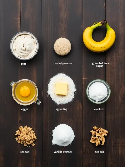 World’s Best Banana Bread – Moist Homemade Recipe - ingredients preparation