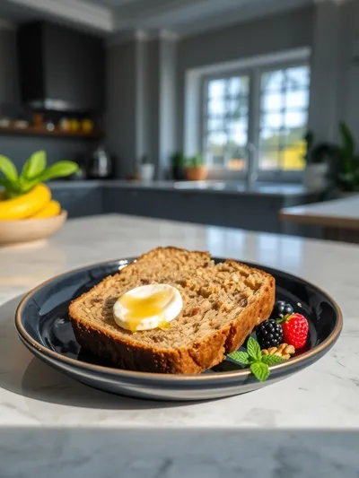 One Bowl Moist Banana Bread - cooking process