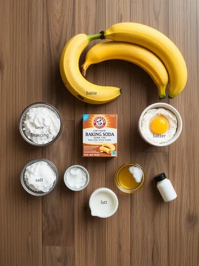 Banana Bread – Easy Homemade Recipe - ingredients preparation