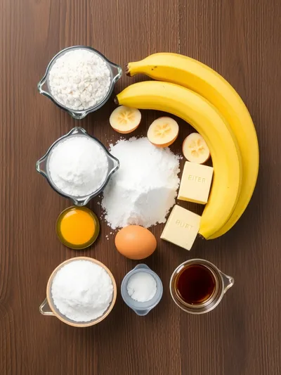 Banana Bread – Easy Martha Stewart Recipe - ingredients preparation