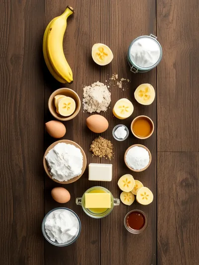 Best Ever Banana Bread Recipe - ingredients preparation