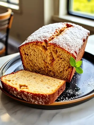 Perfect Sweet Moist Banana Bread - ready to serve