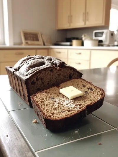 Moist and Easy Banana Bread - cooking process