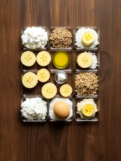Banana Bread With Oil – Moist & Delicious - ingredients preparation