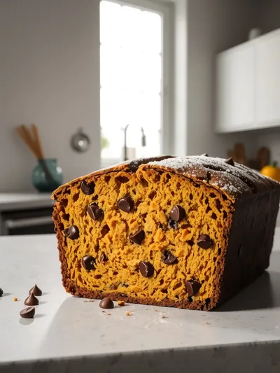 Banana Chocolate Chip Pumpkin Bread