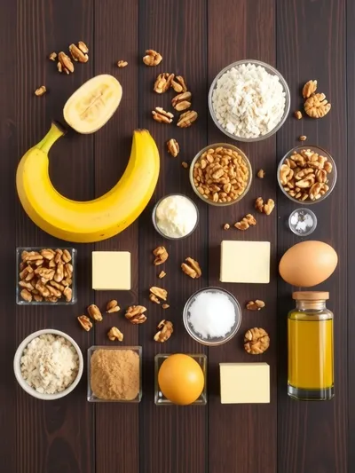 Ultimate Banana Nut Bread – Extra Moist & Flavorful - ingredients preparation