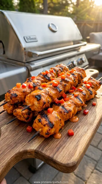 Bang Bang Chicken Kabobs