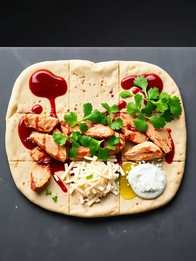 BBQ Chicken Flatbread – Easy Summer Recipe - ingredients preparation