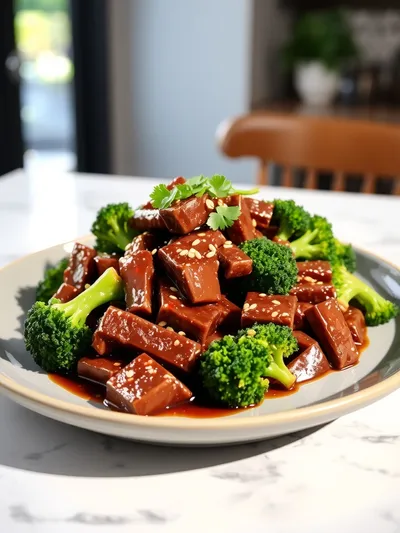 Easy Beef and Broccoli Recipe - cooking process