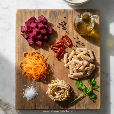 Beetroot Pasta Perfection – Vibrant & Nutritious Dish - cooking process