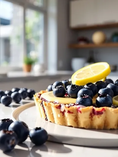 Blueberry Lemon Tart