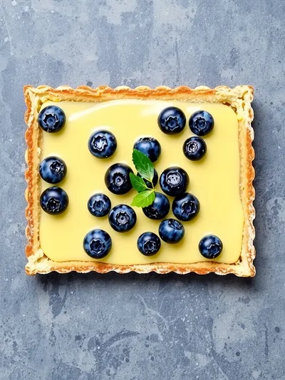 Blueberry Lemon Tart - ingredients preparation