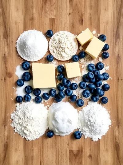 Blueberry Muffin Recipe – Easy & Delicious - ingredients preparation