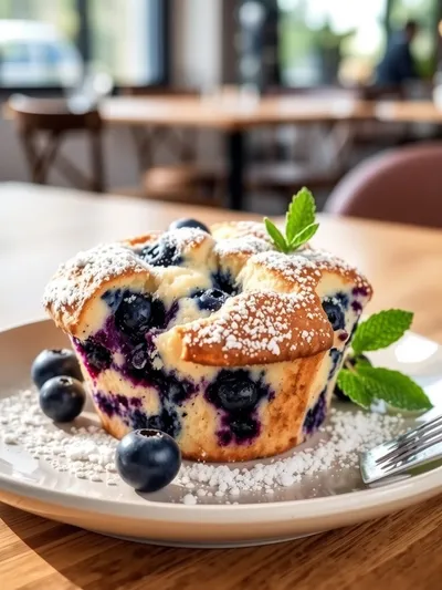 Blueberry Muffin Recipe – Easy & Delicious - ready to serve