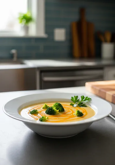 Broccoli Cheddar Soup – Healthy Diet Meal