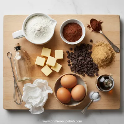 Best Fudgy Chewy Browkies (Brookies) Recipe - ingredients preparation