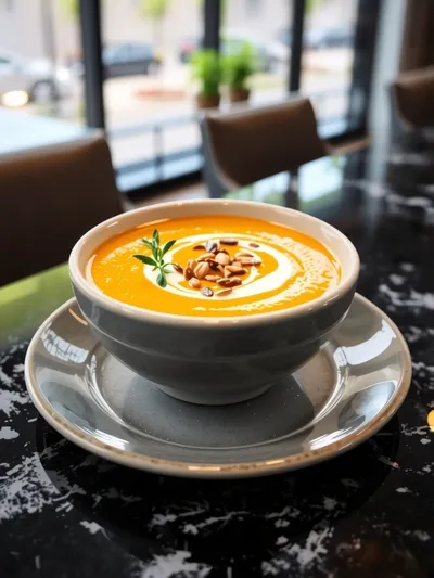 Butternut Squash Soup – Rich & Creamy - ready to serve