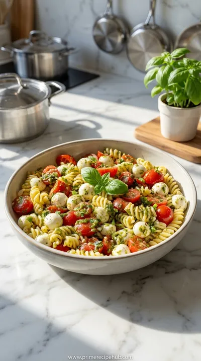 Caprese Pasta Salad – Fresh Italian Delight