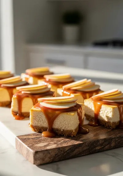 Caramel Apple Cheesecake Bars