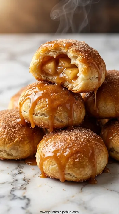 Simple Caramel Apple Pie Bombs Recipe