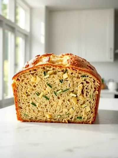 One Bowl Cheesy Zucchini Bread