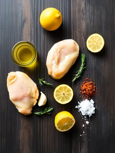 Mouthwatering Chicken Breast Recipe - ingredients preparation