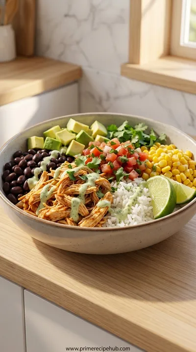 Chicken Burrito Bowl (Slow Cooker)