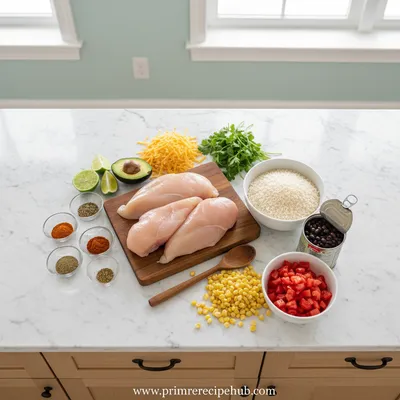Chicken Burrito Bowl – Slow Cooker Recipe - cooking process