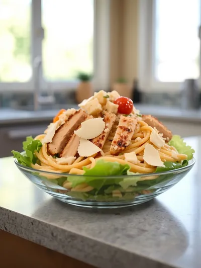 Chicken Caesar Pasta Salad – Ready in 30 Minutes