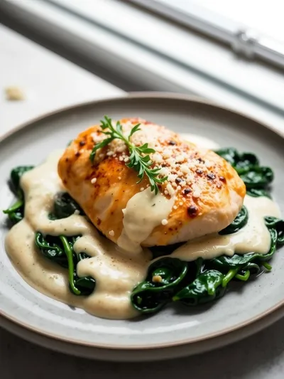 Chicken Florentine Recipe – Easy & Delicious - ready to serve