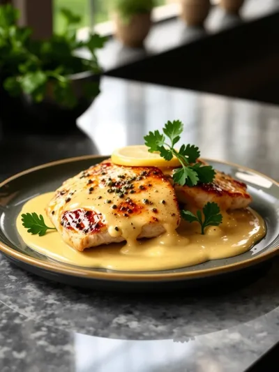 Chicken Piccata with Lemon Sauce - ready to serve