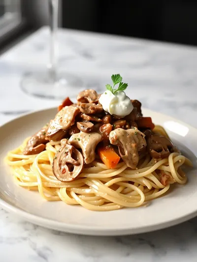 Chicken Stroganoff Recipe - ready to serve