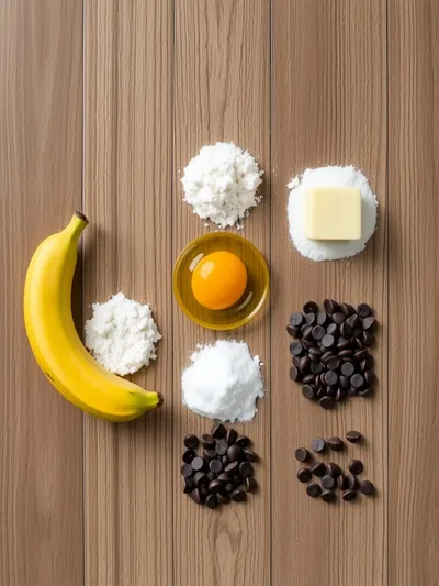 Chocolate Chip Banana Bread – Easy Moist Recipe - ingredients preparation