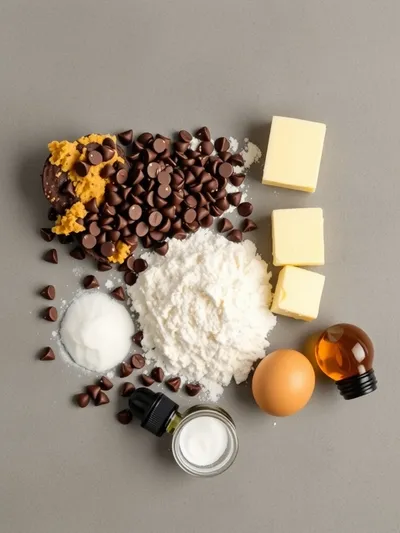 Irresistible Chocolate Chip Banana Bread - ingredients preparation