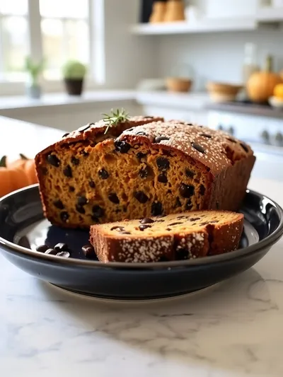Chocolate Chip Pumpkin Bread Recipe - cooking process